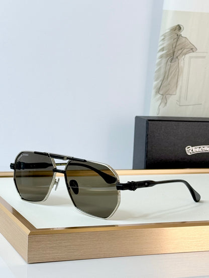 6 Color Hexagonal Double Bridge Aviator Sunglasses