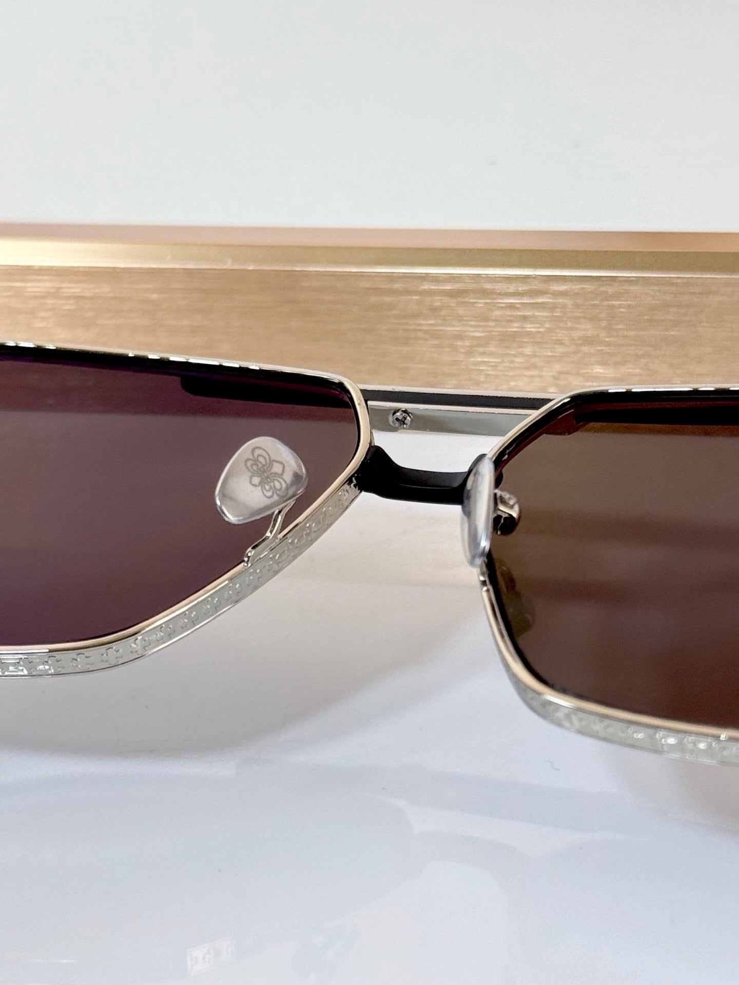 6 Color Hexagonal Double Bridge Aviator Sunglasses