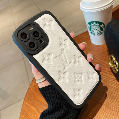Funda de cuero antideslizante de silicona suave