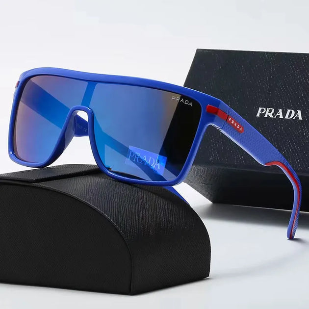 Gafas de sol de una pieza con montura grande, nueva moda 2026