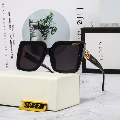 4 Colores Estilo Coreano Accesorios Grandes Gafas de Sol de Moda 8932