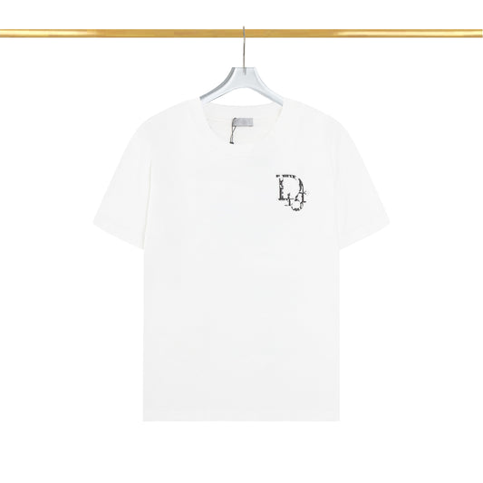 T-shirt uni imprimé simple