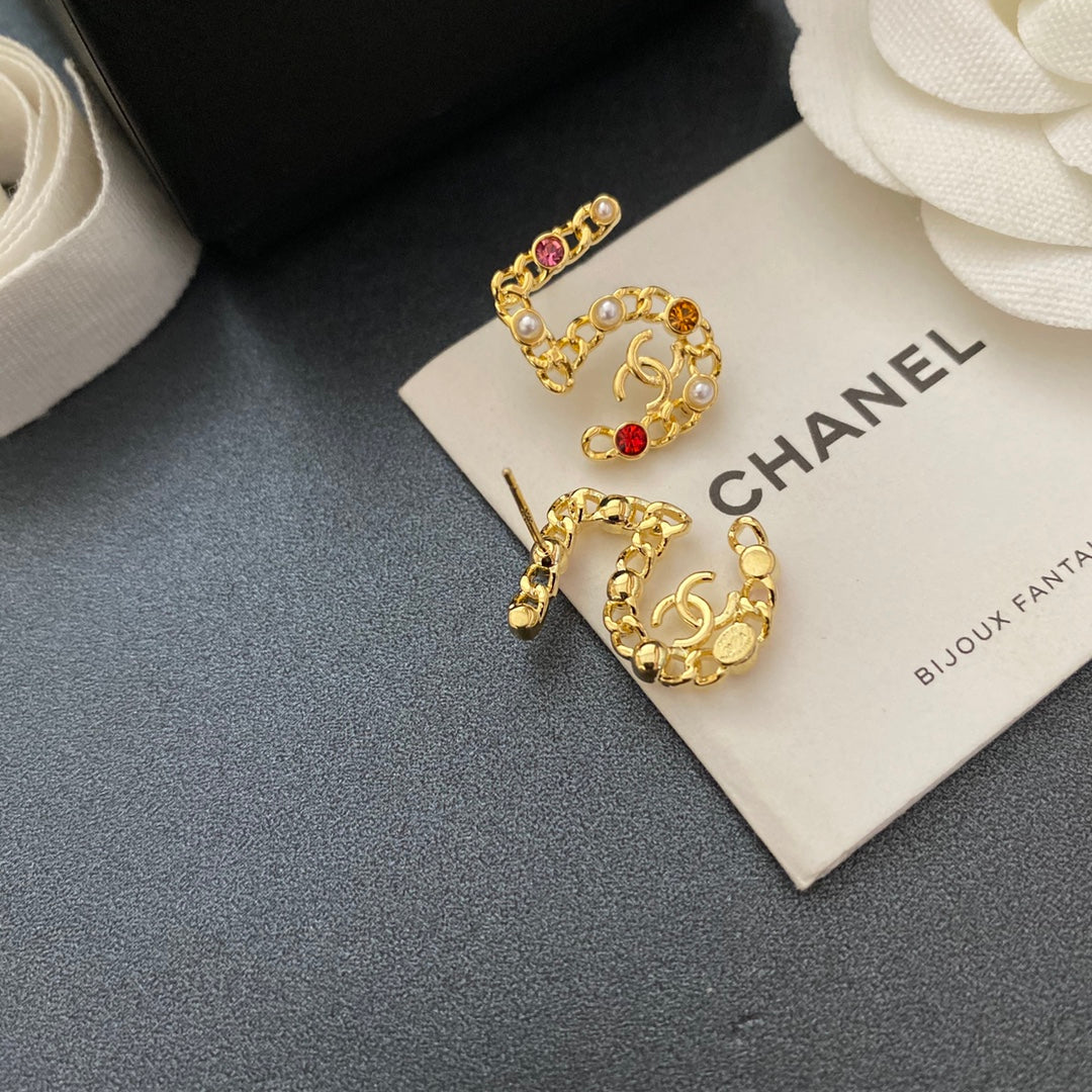Pendientes de perlas Lucky 5 Diamond