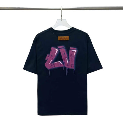 manga corta con estampado de graffiti