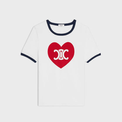 Camiseta Triomphe Heart de algodón