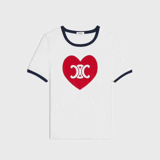 T-shirt en Coton Triomphe Cœur