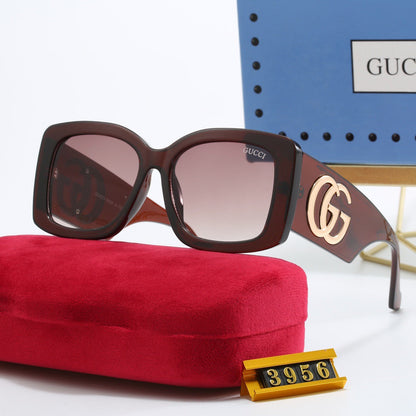 Nouvelles lunettes de soleil universelles G à monture carrée