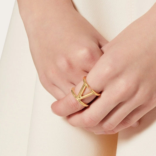 Bague en métal Signature