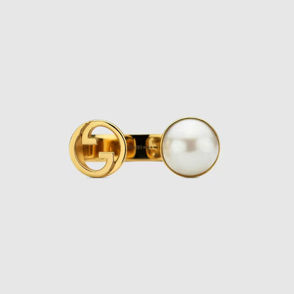 Bague ouverte Blondie Pearl Métal