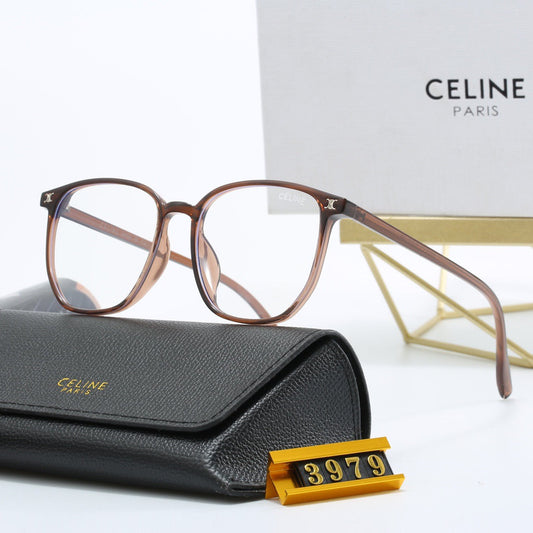 Lunettes à monture carrée transparente