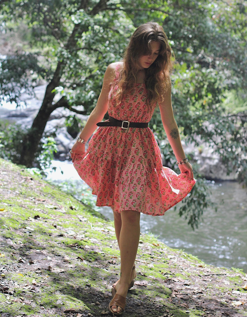 Minivestido Leela en Rosa