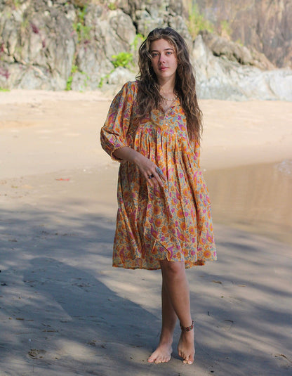 Minivestido Hawa en Golden Soma