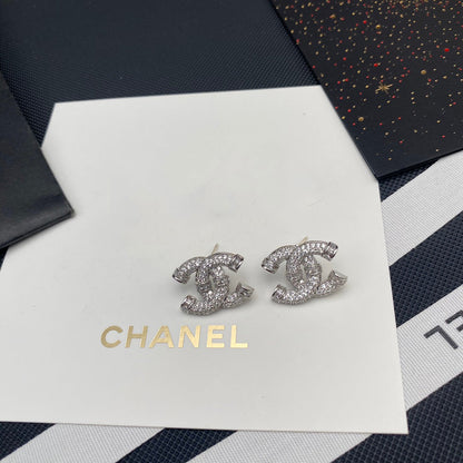 Pendientes de Letras de Zirconia Fina Premium