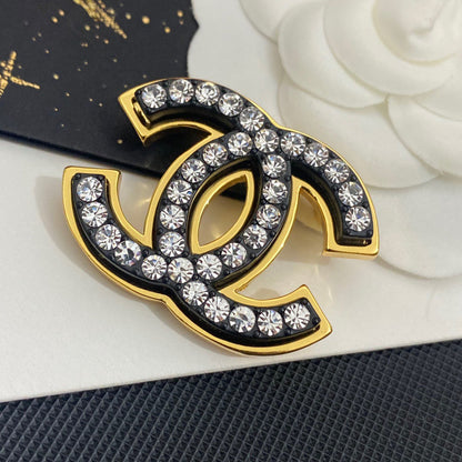 Broche diamantée empilable couleurs personnalité