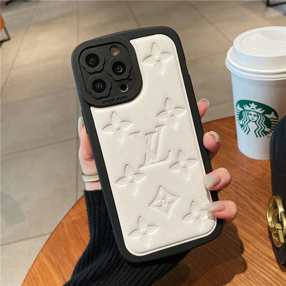 Funda de cuero antideslizante de silicona suave