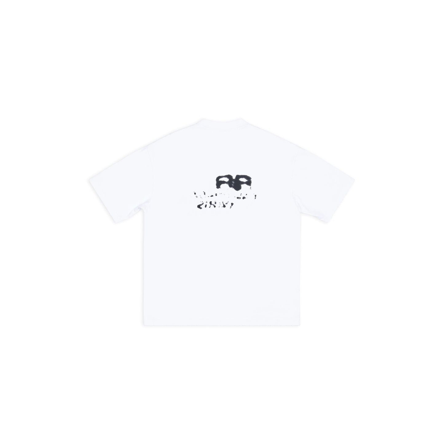 CAMISETA DIBUJADA A MANO CORTE MEDIANO EN NEGRO (preferiblemente para verano)