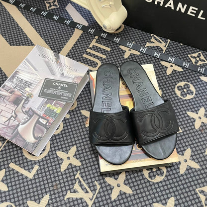 Sandalias planas de lentejuelas
