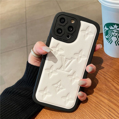 Funda de cuero antideslizante de silicona suave