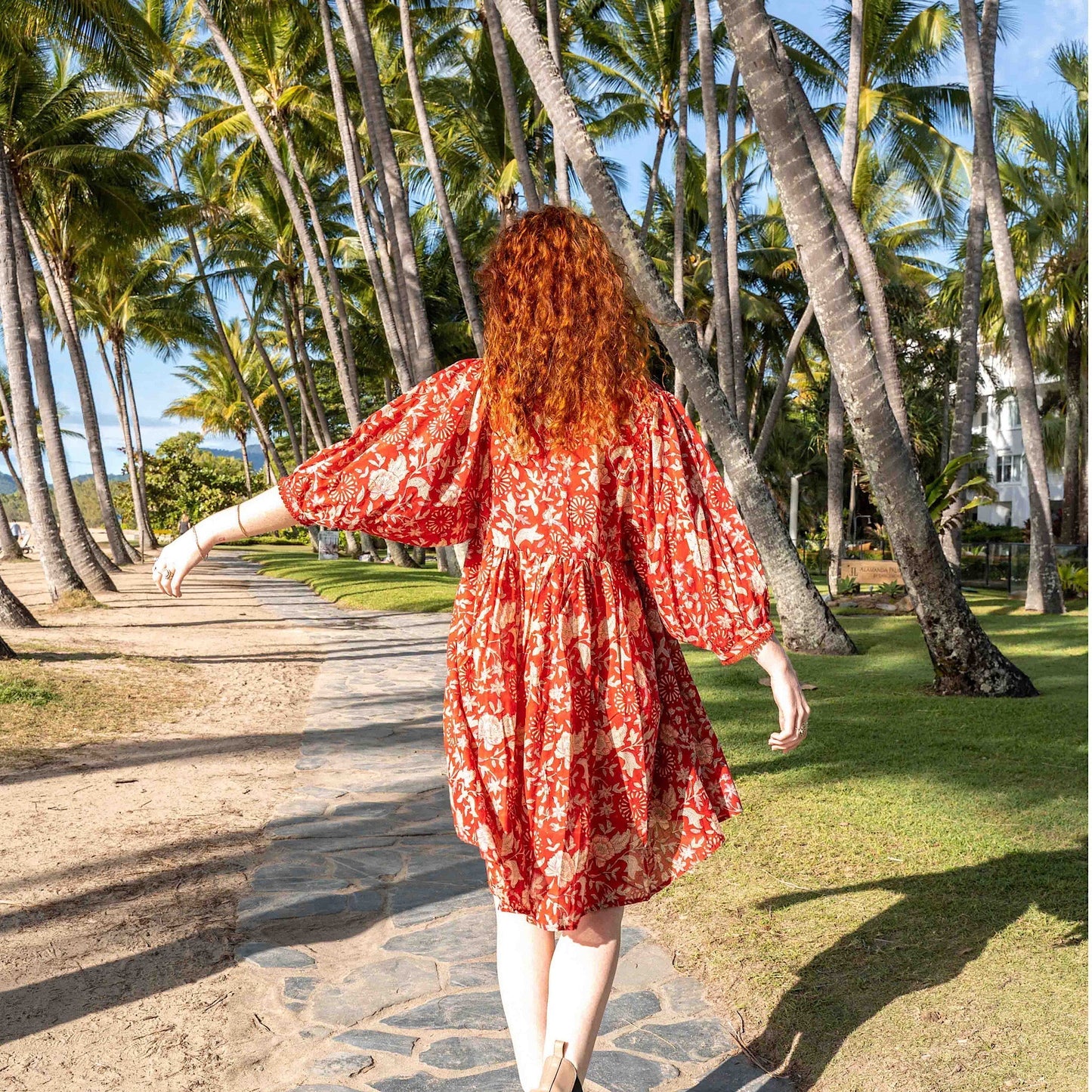 Minivestido Hawa en rosa indio Rouge