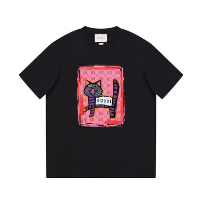 T-shirt Imprimé Chat