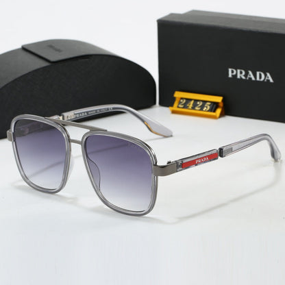 Gafas de sol de metal bicolor de nueva moda 2026