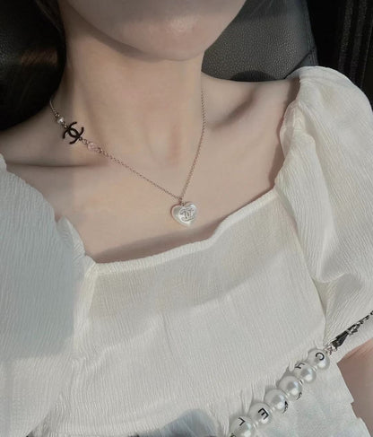 Collier pendentif Cœur de perle