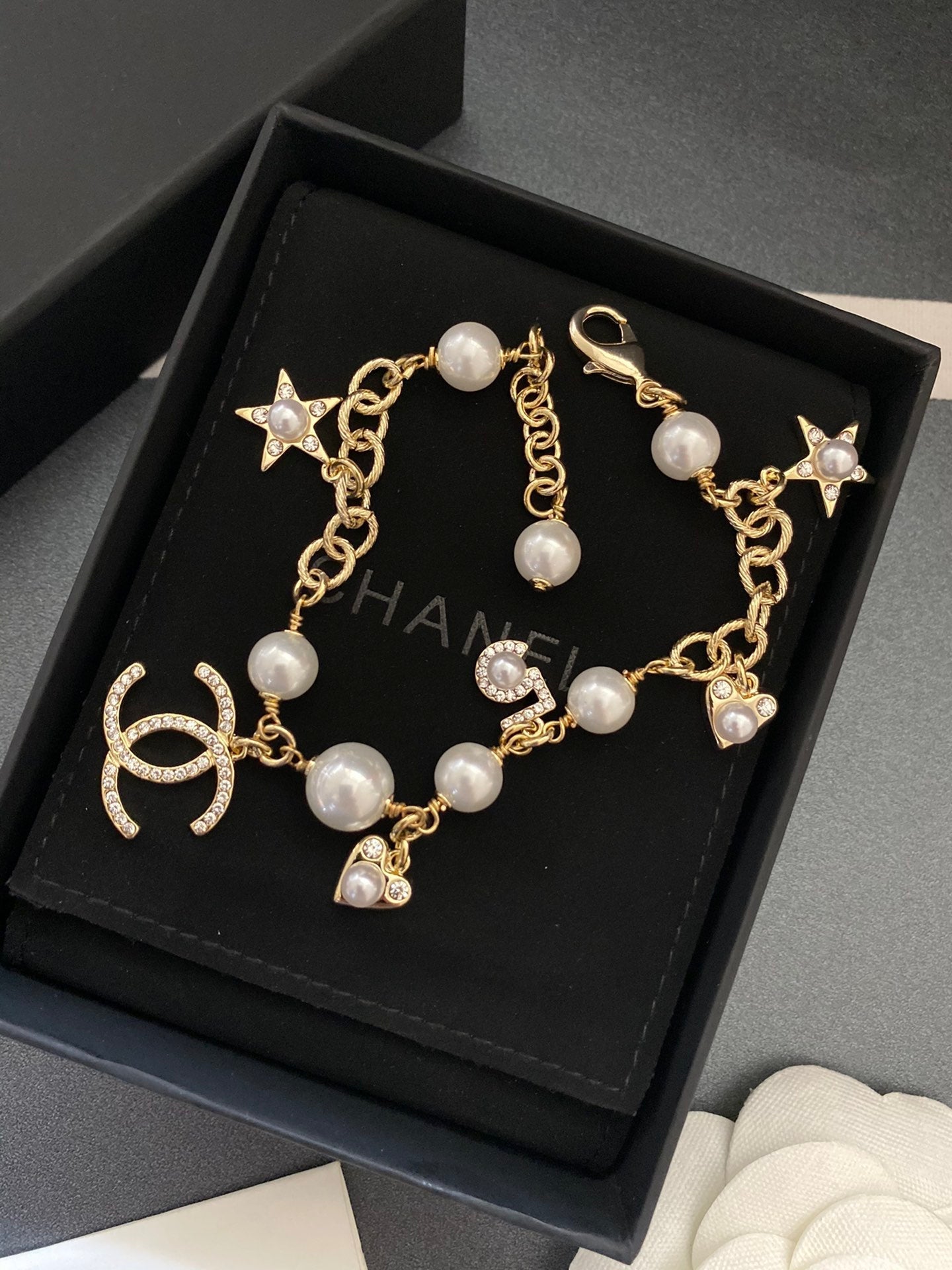 Pulsera con Colgante Lucky 5 Estrellas