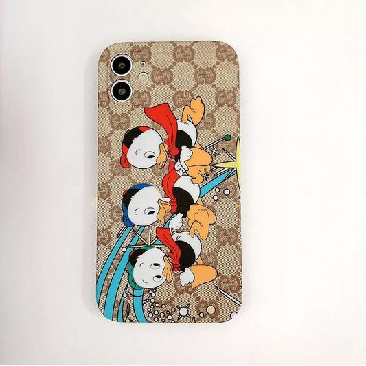 Jolie coque de téléphone canard à imprimé classique