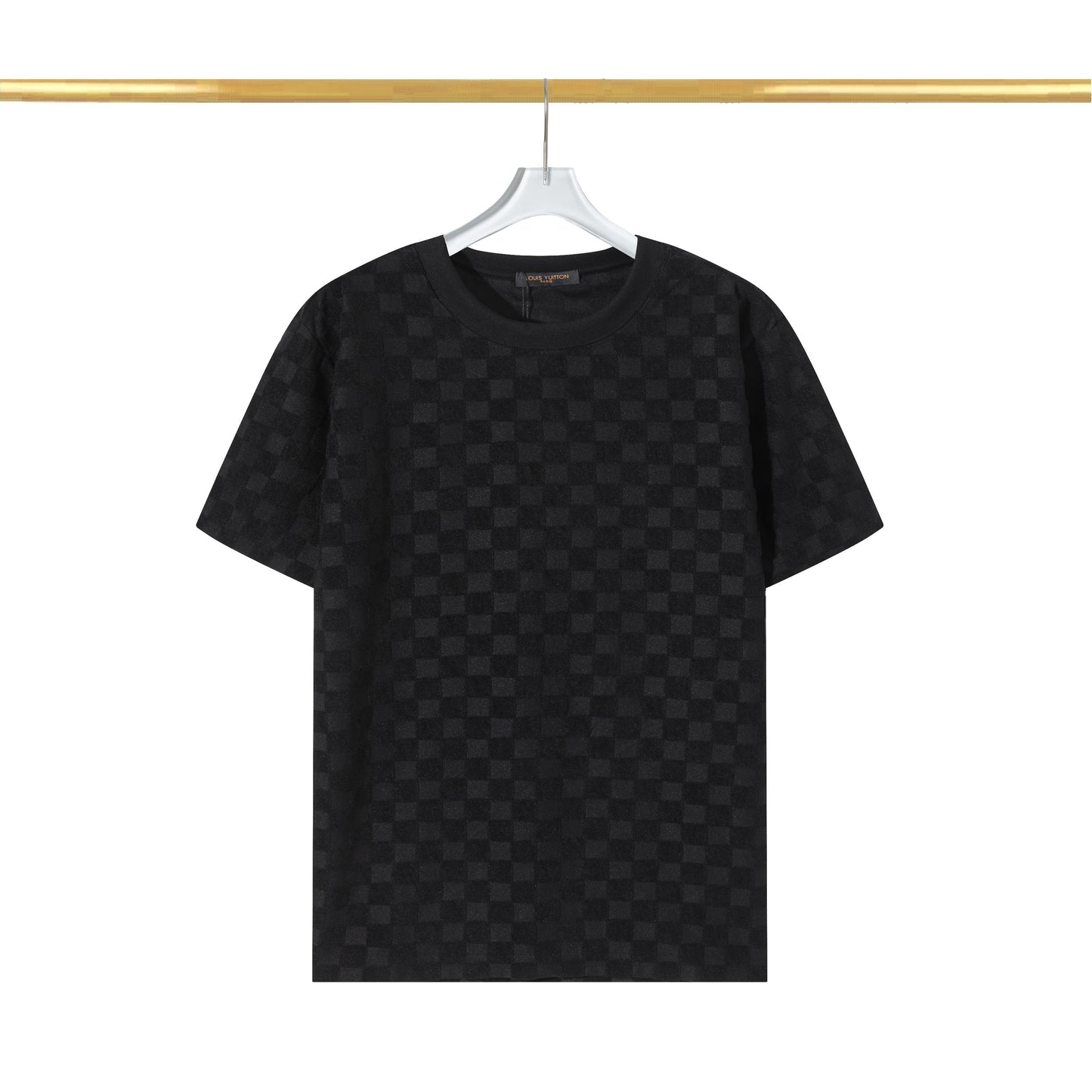 Camiseta de algodón con forro polar a cuadros