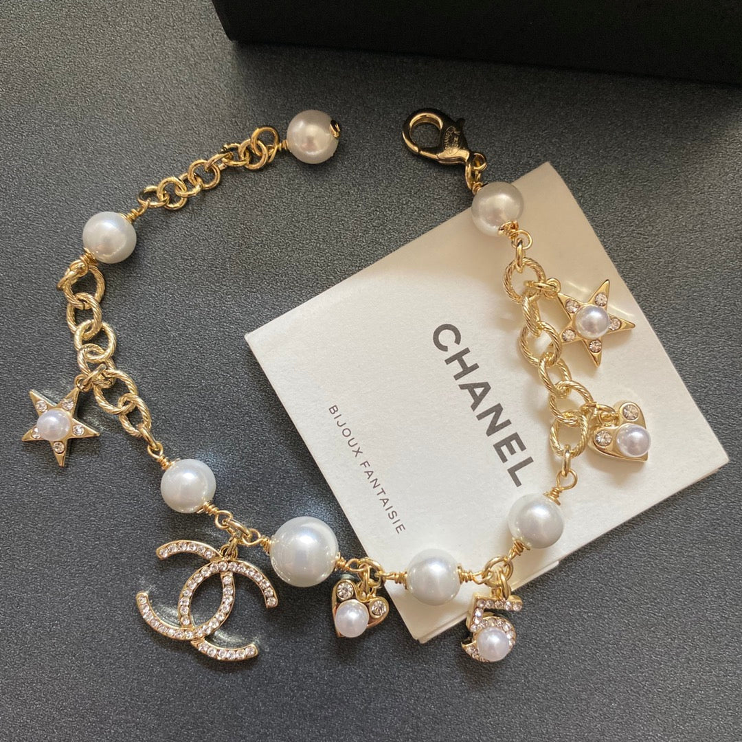 Pulsera con Colgante Lucky 5 Estrellas