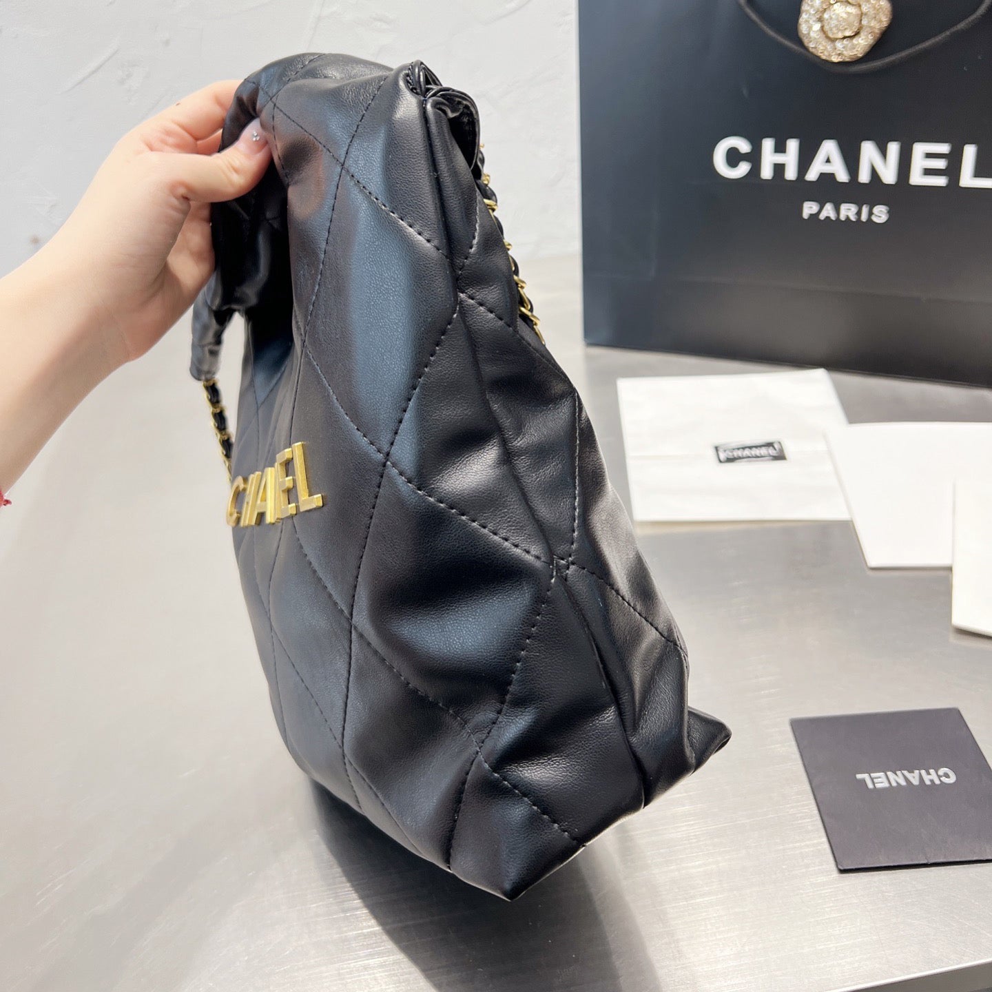 Bolso de mano de cadena de nueva moda de 22 segundos