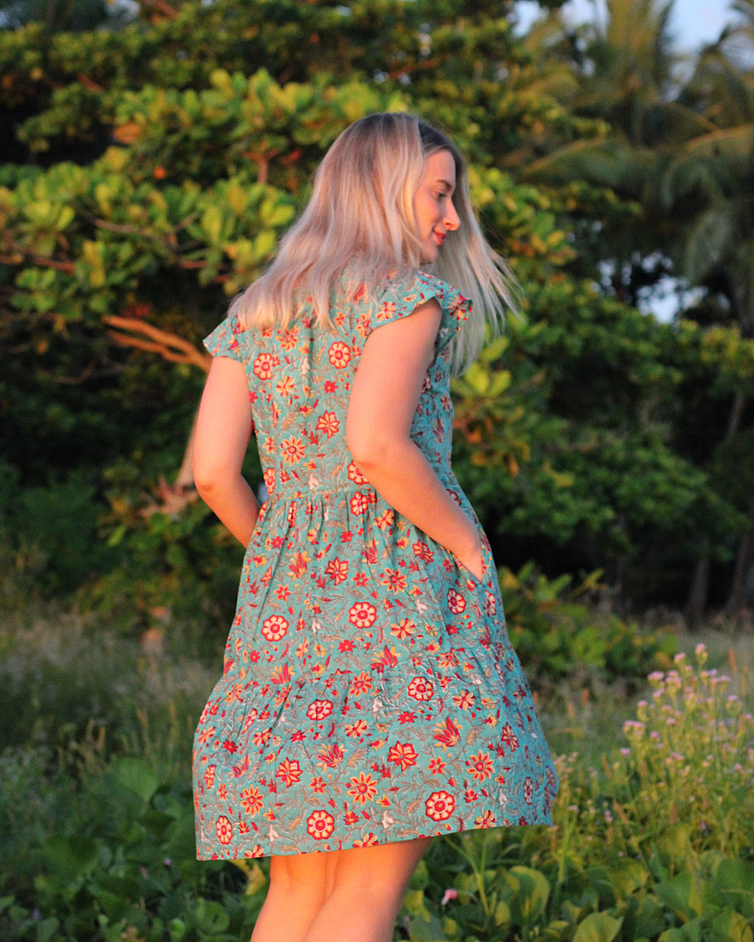 Minivestido Saheli en Henna