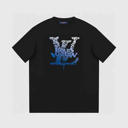 T-shirt bleu à imprimé original