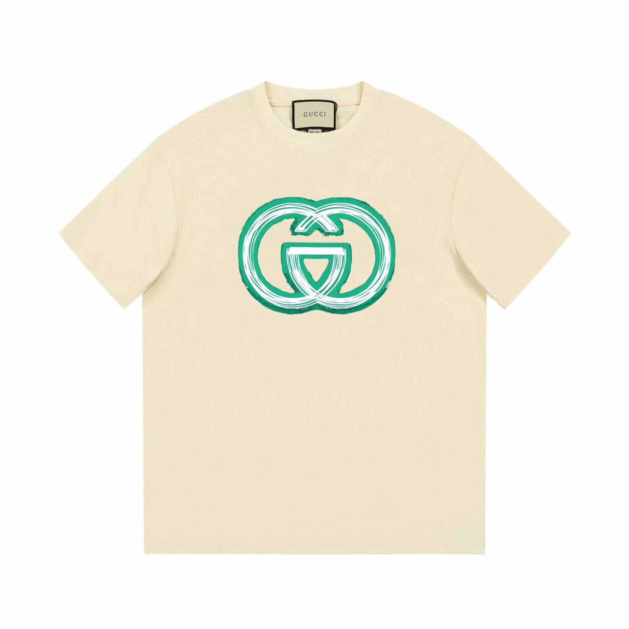 Camiseta Clásica Estampada Verde (preferiblemente de verano)