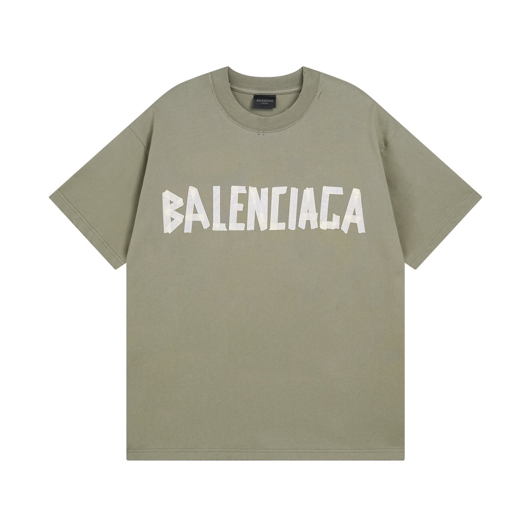 Camiseta clásica estampada con letras