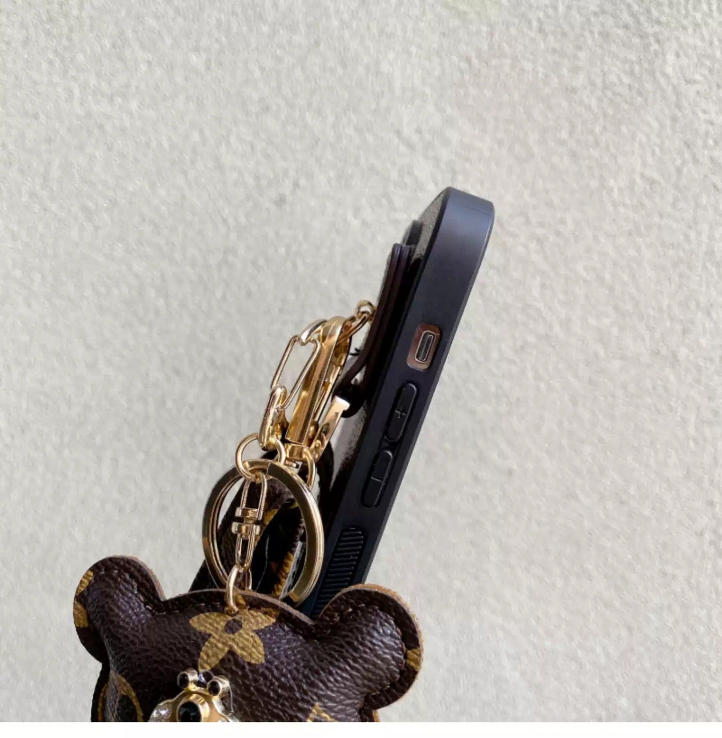 Estuche de pulsera de cuero de oso de lujo