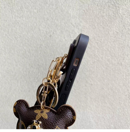 Estuche de pulsera de cuero de oso de lujo