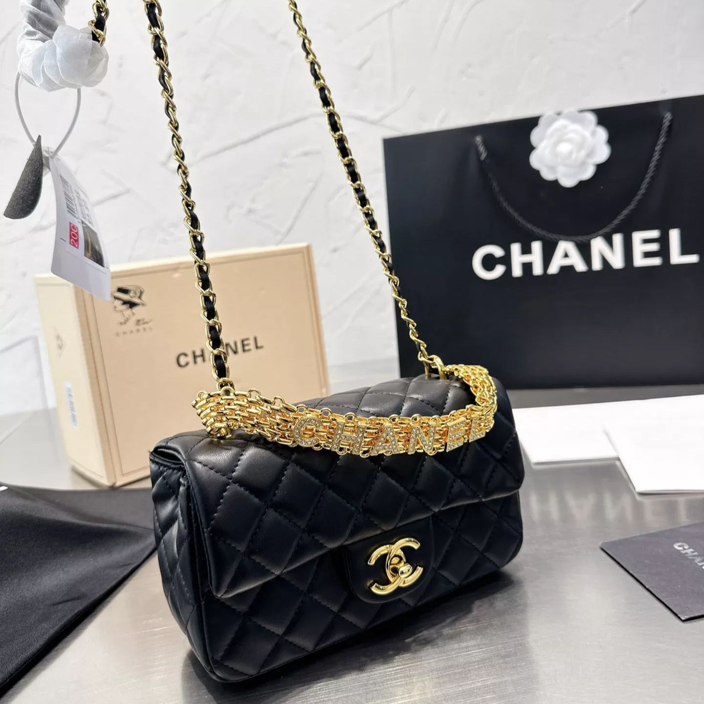 Bolso de Hombro CF Zircon Chain