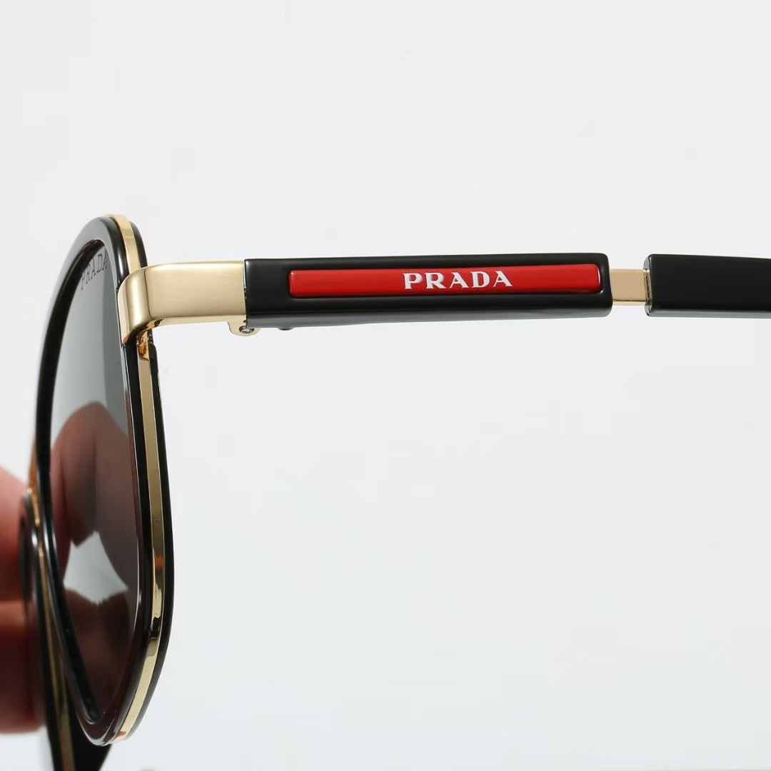Gafas de sol de metal bicolor de nueva moda 2026