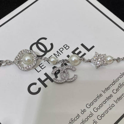 Bracelet Camélia Perle Zircon Scintillant