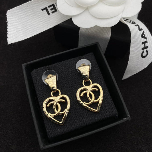 Pendientes Corazón Hueco de Temperamento