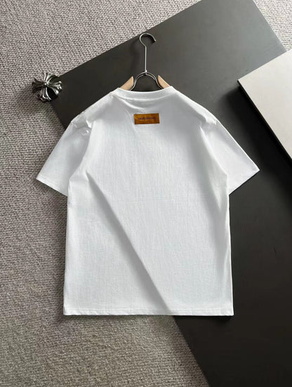 Camiseta clásica con logo estampado