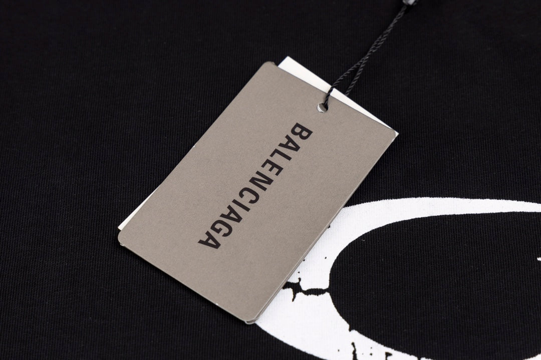 Camiseta clásica estampada con letras