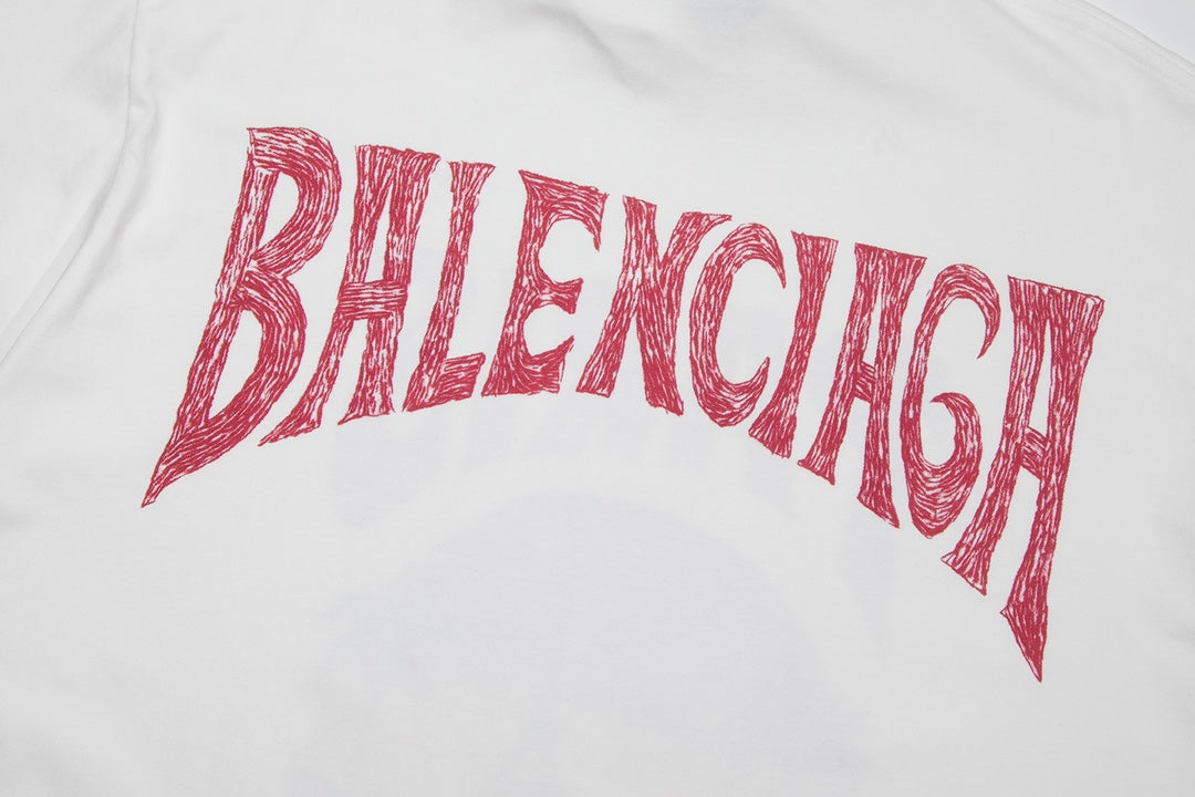 Camiseta de algodón elástico con estampado gráfico