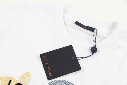 T-shirt imprimé motifs alphabet