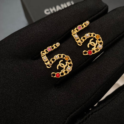 Pendientes de perlas Lucky 5 Diamond
