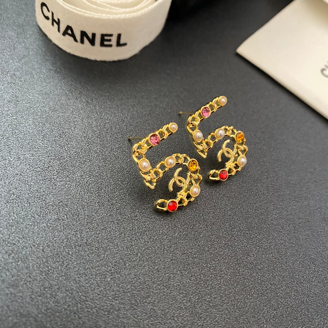 Pendientes de perlas Lucky 5 Diamond