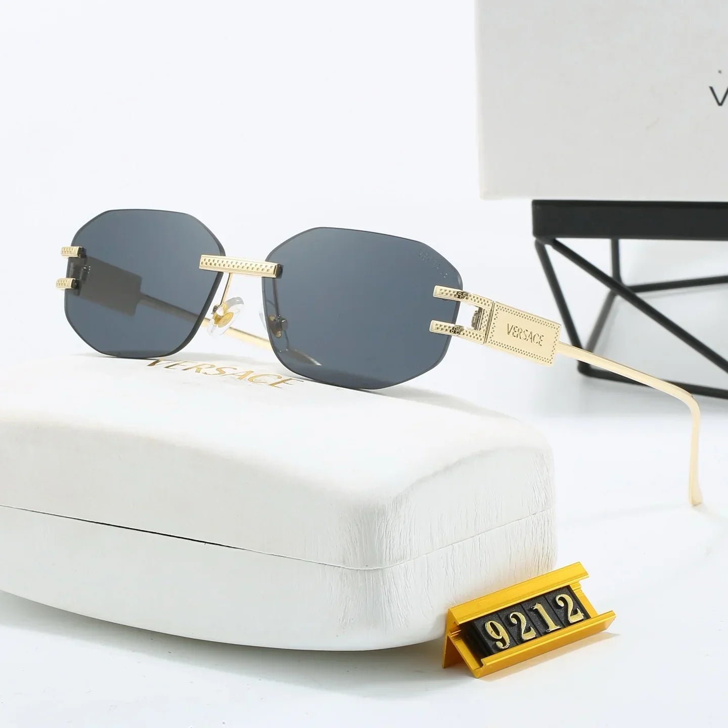 6 colores de gafas de sol de moda 9212