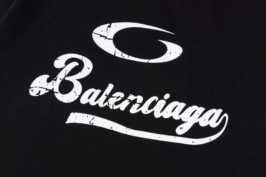 Camiseta clásica estampada con letras