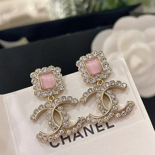 Boucles d'oreilles en cristal exquis